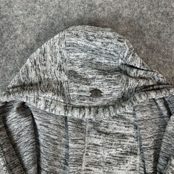 Athleta Blissful CYA Jacket Womens Large Full Zip Heather Gray Hoodie Athletic - Picture 5 of 11